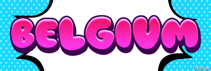 Belgium Text effect