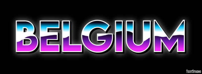 Belgium Text effect