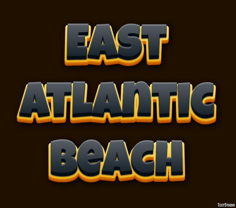 East Atlantic Beach Efekt tekstowy