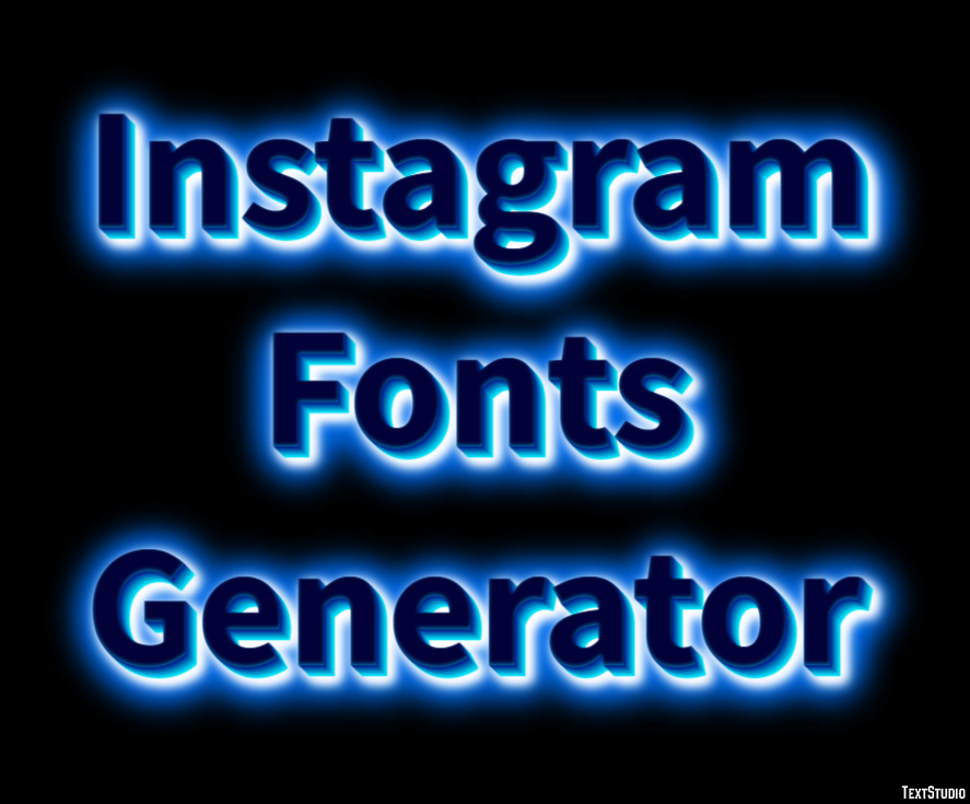 Instagram Fonts Generator Efekt tekstowy