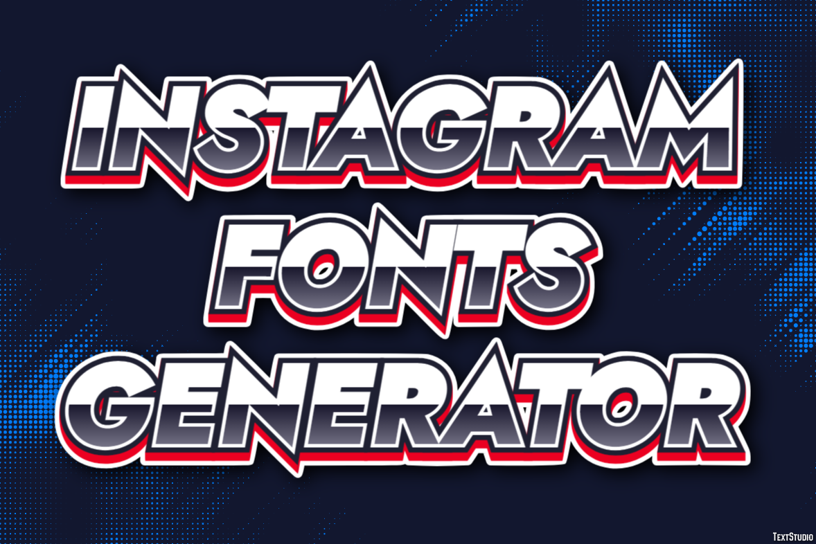 Instagram Fonts Generator Efekt tekstowy