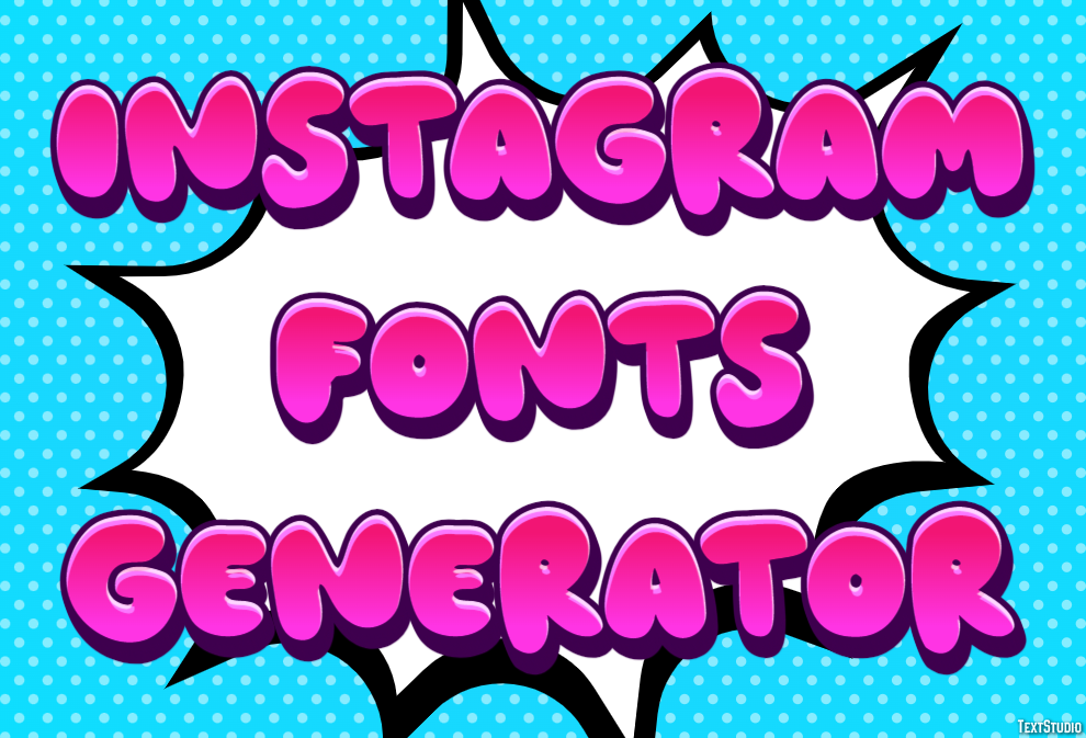 Instagram Fonts Generator Efekt tekstowy