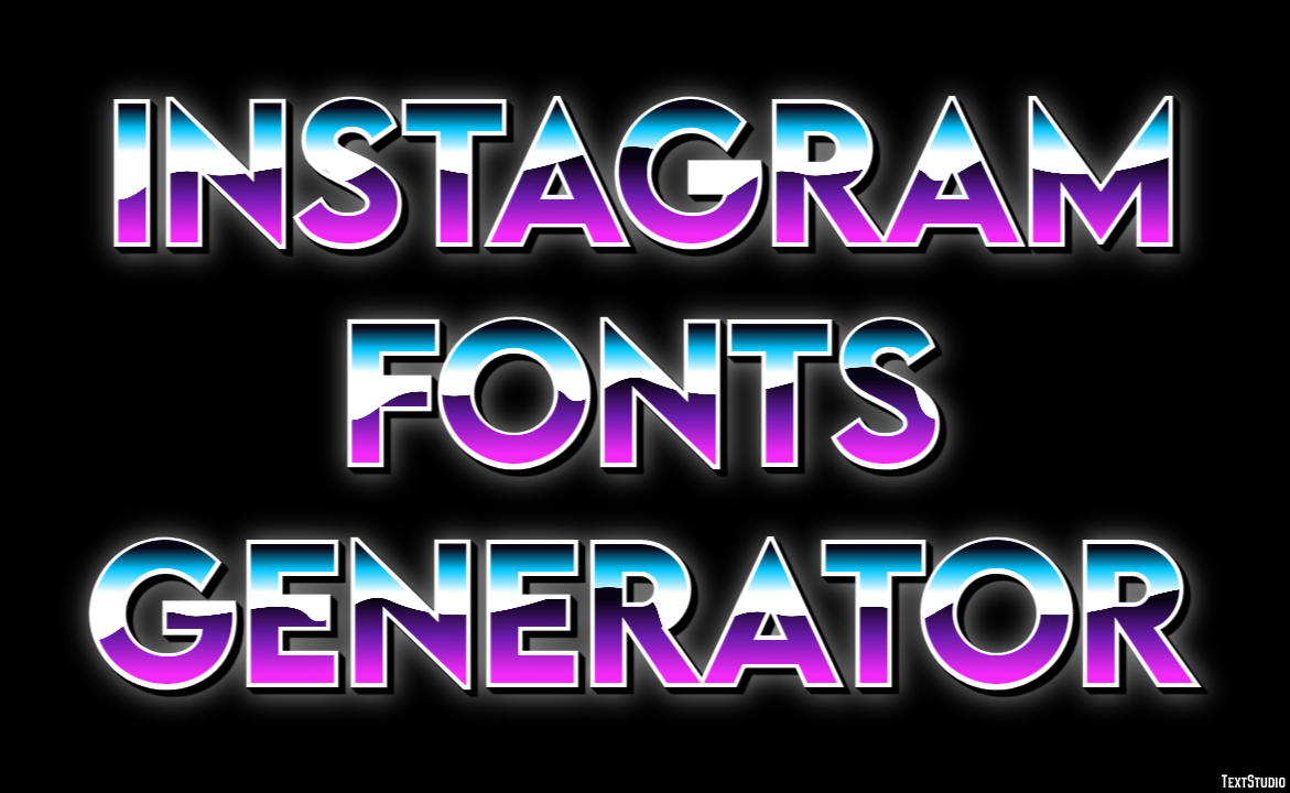 Instagram Fonts Generator Efekt tekstowy