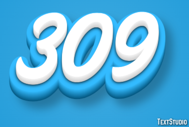 309 Эффект текста