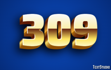 309 Efecto de Texto