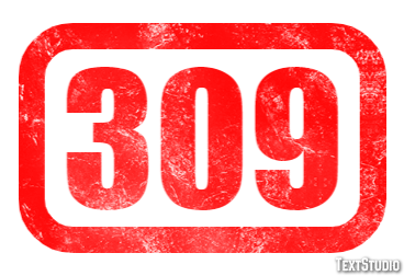 309 Efecto de Texto