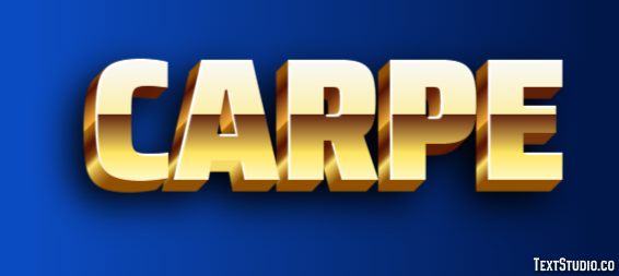 Carpe Effet de texte