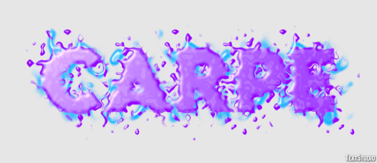 Carpe Effet de texte