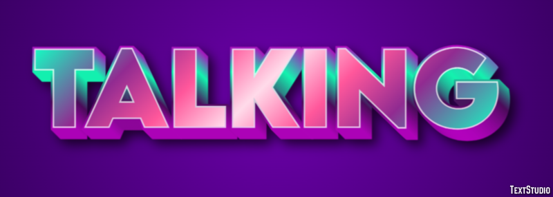 Talking Text Effect
