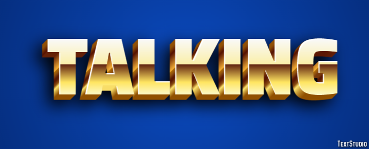 Talking Text effect