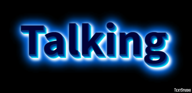 Talking Text Effect