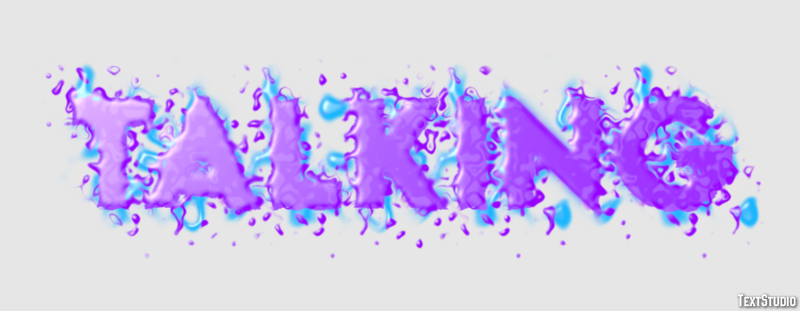 Talking Text Effect