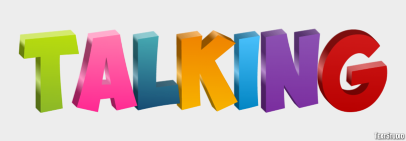 Talking Text Effect
