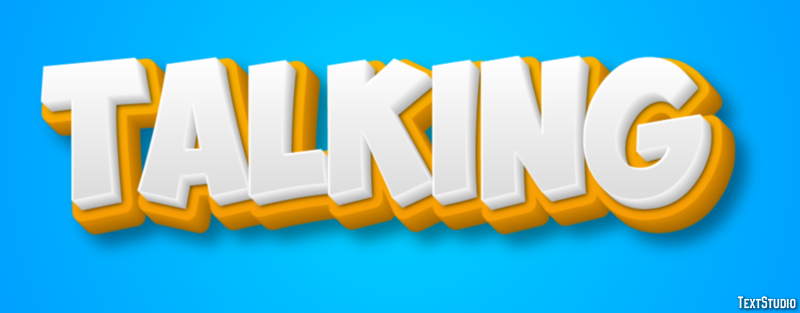 Talking Text Effect