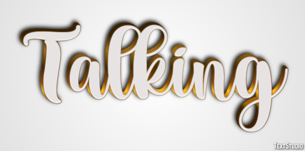 Talking Text Effect