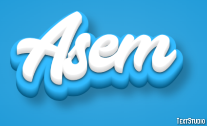 Asem Text effect