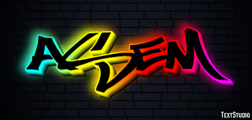 Asem Text effect