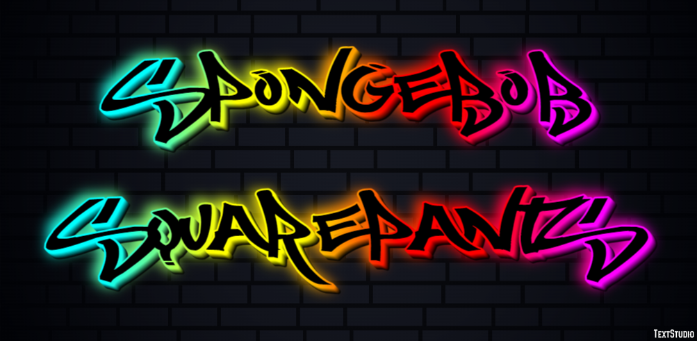 SpongeBob SquarePants Effet de Texte