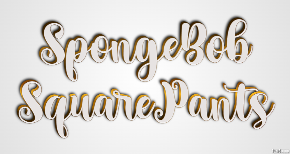 SpongeBob SquarePants Effet de Texte