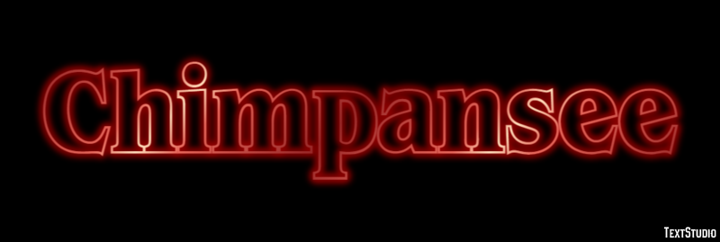 Chimpansee Tekst Effect