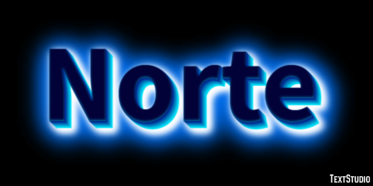 Norte Efekt tekstowy