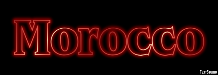 Morocco Text Effect