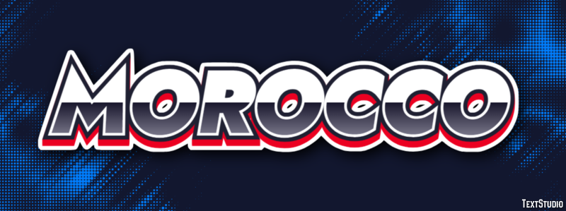 Morocco Text Effect