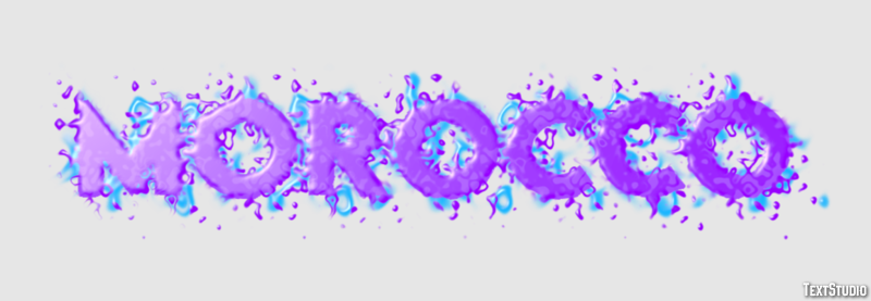 Morocco Text Effect