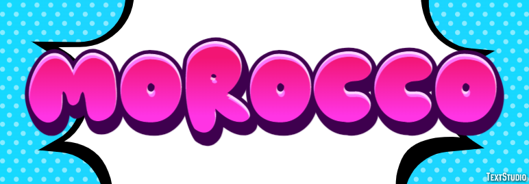Morocco Text Effect