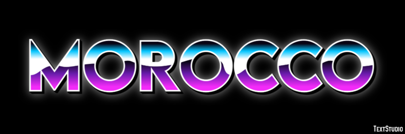 Morocco Text Effect