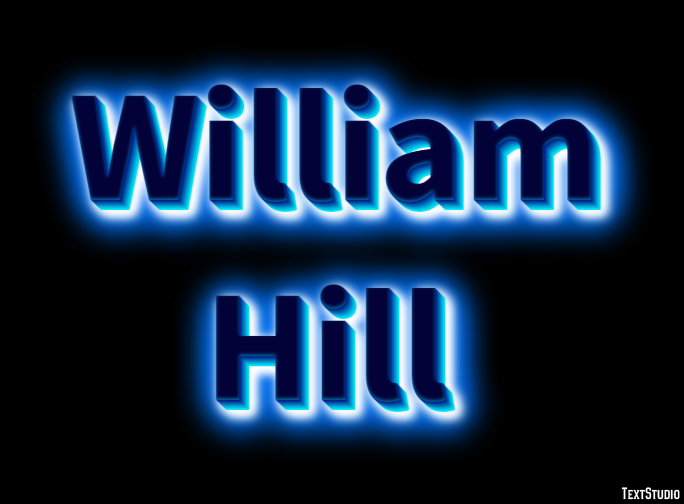 William Hill Texteffekt