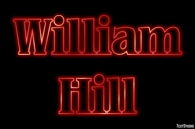 William Hill Texteffekt