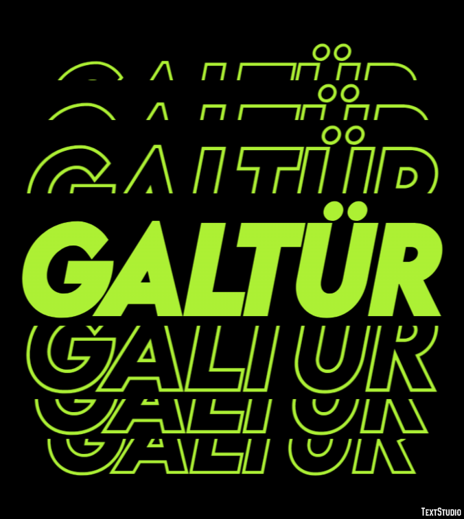 Galtür Effetto testo