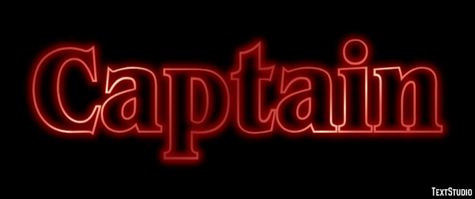 Captain Text Effect