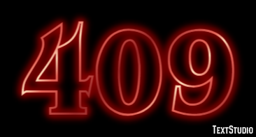 409 Text Effect