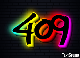 409 Text Effect