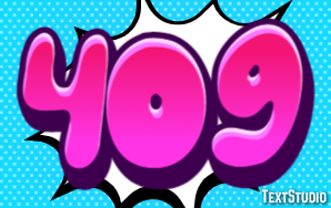 409 Text Effect
