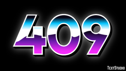 409 Text Effect