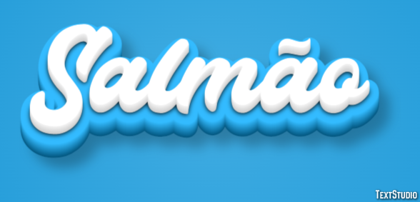 Salmão Efeito de texto