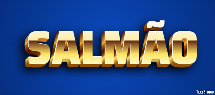 Salmão Efeito de texto