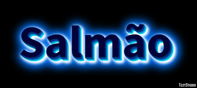 Salmão Efeito de texto