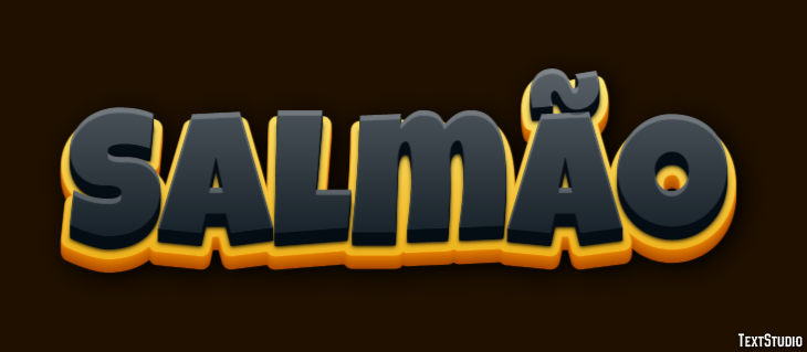 Salmão Efeito de texto