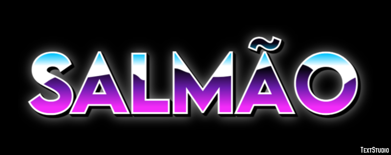 Salmão Efeito de texto
