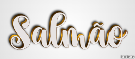Salmão Efeito de texto