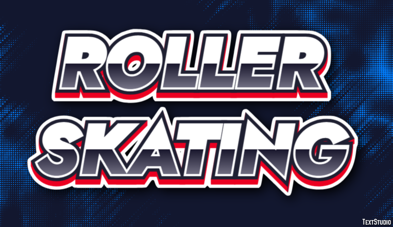 Roller Skating Text Effect