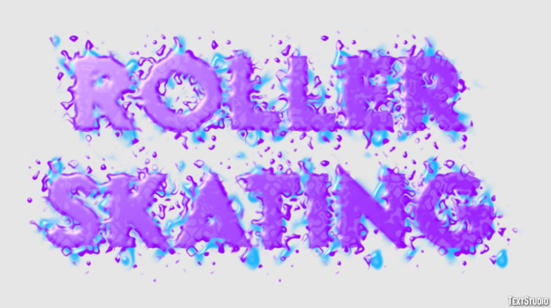 Roller Skating Text Effect
