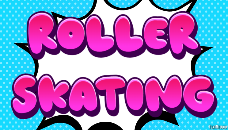 Roller Skating テキスト効果