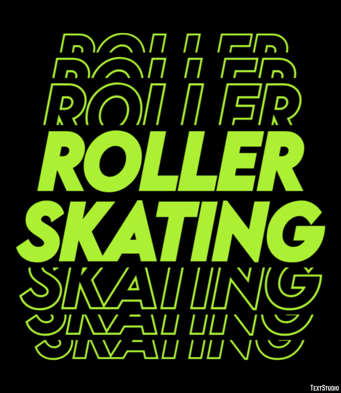 Roller Skating Text Effect