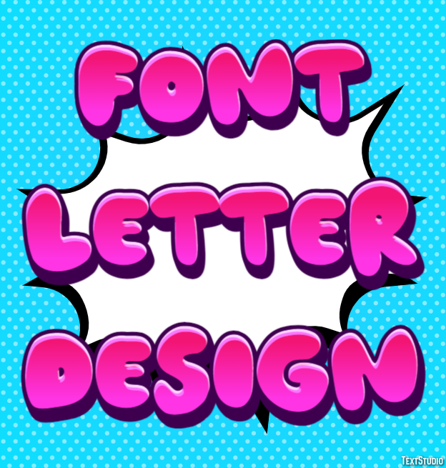 Font Letter Design Efekt tekstowy