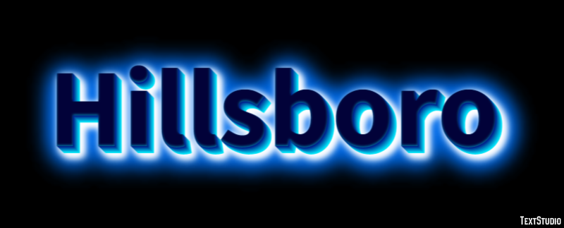 Hillsboro Effet de Texte